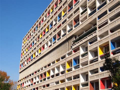‘Cité Radieuse’ of Le Corbusier .